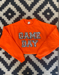 T Game Day Cheetah Sweatshirt